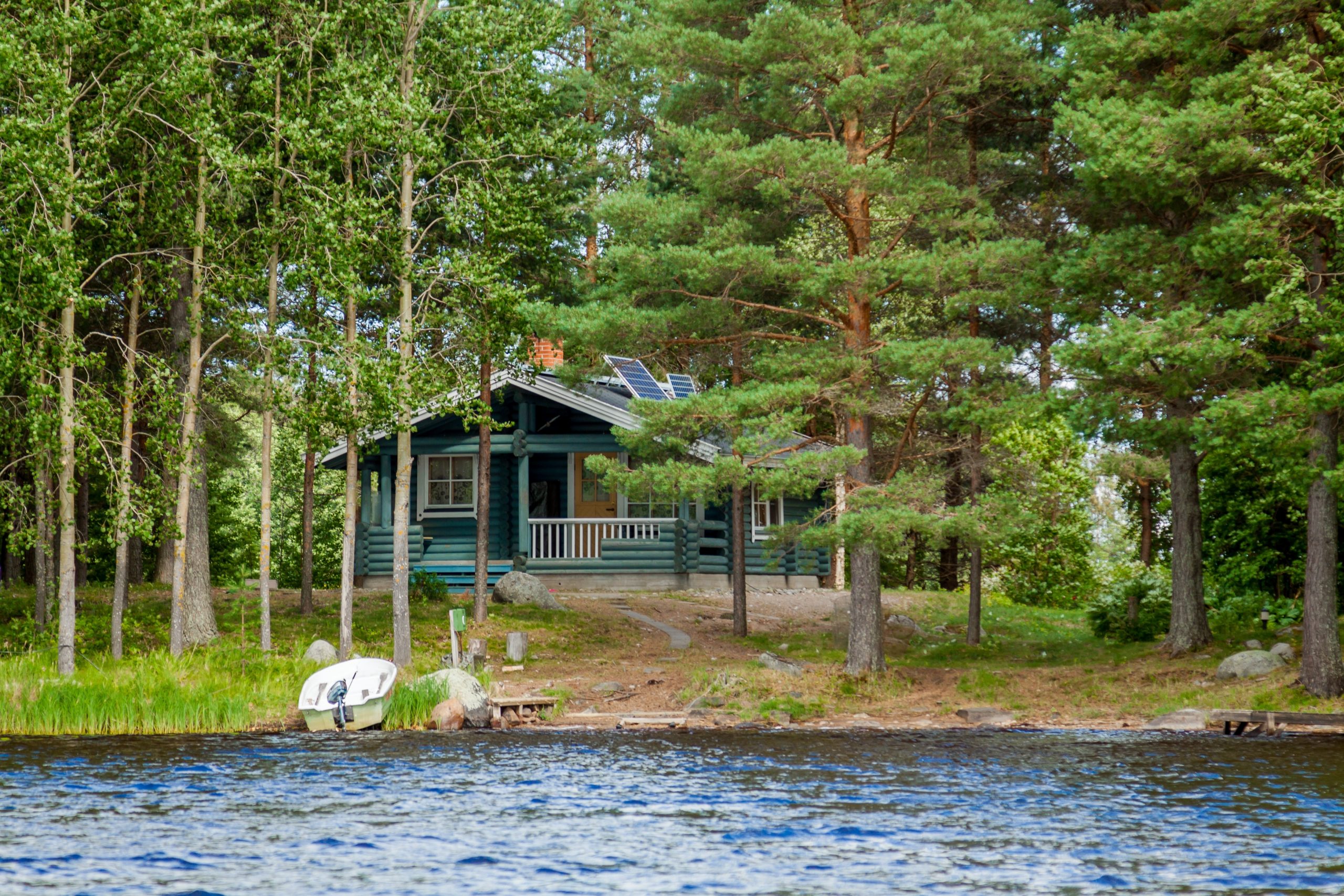 Site isolé photo au bord du lac